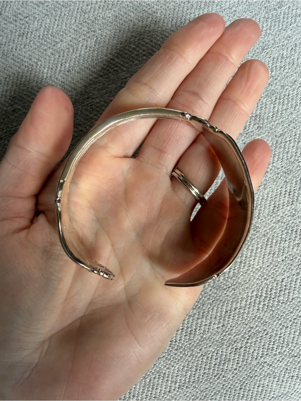 Handmade Silverware Bracelet - Picture 6 of 9